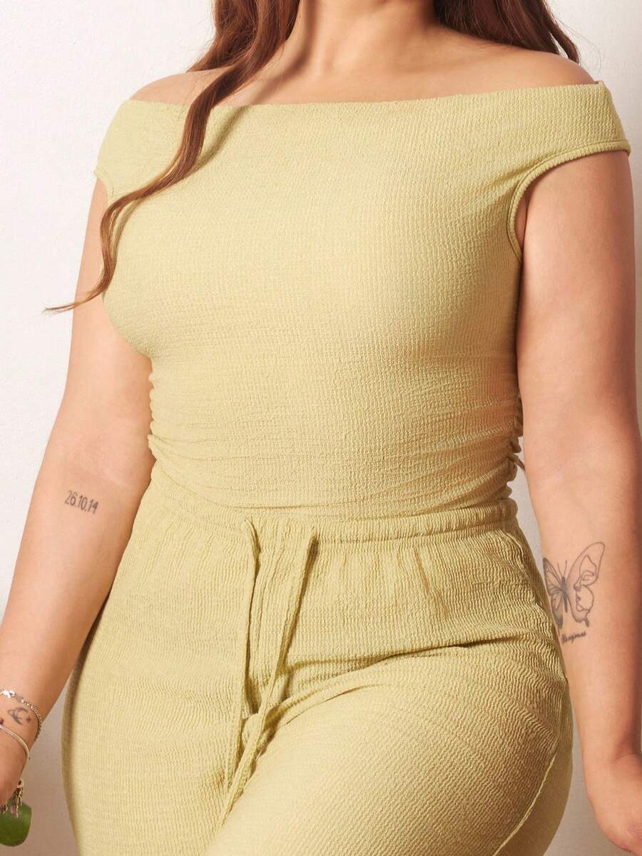 Lupita Cardoza Conjunto de dos piezas para mujer para uso diario - Verde - Ver 1