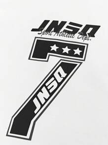 JNSQ Back To School Clothes, Tween Girls And Boys Casual Sports Long Sleeve Sweatshirts, Children V-Neck Contrast Color Reflective Tape Front Funny Number Print Long Sleeve Sweatshirts - Multicolor - View 6