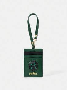 HARRY POTTER X SHEIN 大容量绿色印花便携式卡包