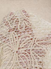 Elaquor Plus Size Solid Color Jacquard Romper, Casual Holiday,Teacher Outfits For Women