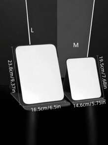 1 buc Oglindă de machiaj simplă pentru baie, Oglindă portabilă pentru birou, Oglindă cu suport pentru birou, Oglindă cosmetică portabilă, Oglindă de masă reglabilă, Oglindă pentru masă de toaletă pentru cămin studențesc, Decorațiune pentru casă, Decorațiune pentru cameră, Accesoriu de baie Decor pentru baie Organizator de machiaj de vară Accesorii de baie Înapoi la școală