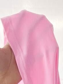 INAWLY 女式蝴蝶印花短袖T恤图案T恤女式上衣 - 粉色 - 查看 5