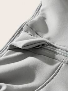 Conjunto de ropa deportiva para mujer, alta elasticidad y amigable con la piel, adecuado para acampada al aire libre, senderismo, deportes y entrenamiento urbano - Gris - Ver 11