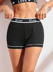 EasyFave Ladies' Lightweight Athletic Knit Lounge Pants - Multicolor - View 4