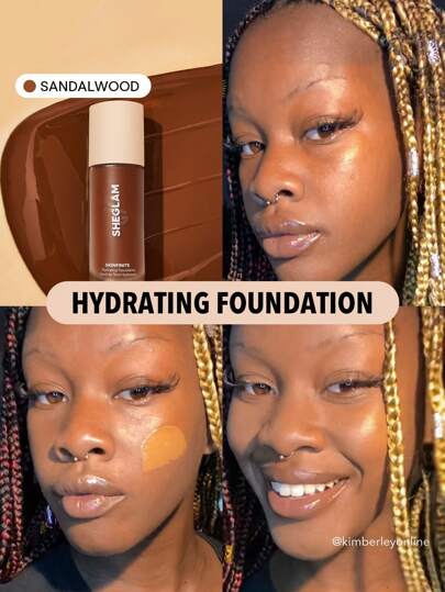 Fond De Teint Hydratant Skinfinite-Bois De Santal Flawless Dewy Fond De Teint Hydratant Couvrance Invisible Anti-Cernes Pores Sans Pores Non Gras LéGer Naturel Doux Fond De Teint Liquide NoëL Fond De Teint Hiver Marque Beauté Visage Maquillage CosméTique Pour Femmes Filles Parfait Pour Hiver IdéAl Pour Y2K ÉLéGant Mode Adapté Pour Anniversaire Xmas Cadeau FêTe PrêT Meilleure Couleur