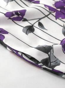 Irokai Japanese Women's Traditional Floral Print Kimono Yukata, Summer Festival