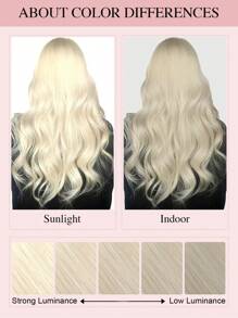 9AM Hair 7 件装 130 克/150 克 60# 铂金色全头无缝 PU 双纬夹接真人发片，HQ 雷米真人发无缝 PU 夹接片，适合女士 - S60 - 查看 12