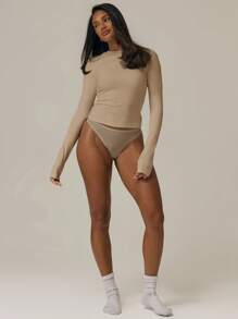 MUSERA 柔软如黄油般的长袖上衣，基础休闲款，适合机场、假日、秋冬、圣诞节等各种场合，优雅百搭。