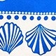 Blue and White