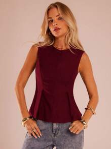 SHEIN Forever 21 Mùa Thu & Đông Halloween Giáng Sinh Năm Mới Đi chơi Lễ tốt nghiệp Dạ hội Thanh lịch Trang trọng Sang trọng Sành điệu Công sở Thường ngày Sinh nhật/Văn phòng/Nhạc đồng quê Buổi hòa nhạc/Câu lạc bộ Gợi cảm/Miền Tây/Công sở/Thời trang đường phố/Cổ điển/Lễ hội/Cocktail/Rave/Dạ hội/Hawaii/Sân bay/Vui nhộn/Cơ bản/Bữa sáng muộn/Phong cách những năm 2000/Phong cách quý tộc/Nhà thờ/Lễ hội trường/Sang trọng/Tiệc tùng/Kín đáo/Hẹn hò/Mùa Thu/Mùa Đông Áo có khóa kéo phía trước - Màu Đỏ Sâu - Xem 8