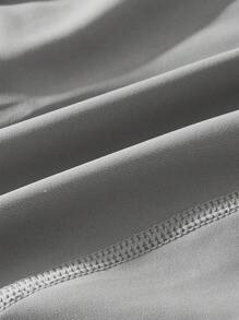 Conjunto de ropa deportiva para mujer, alta elasticidad y amigable con la piel, adecuado para acampada al aire libre, senderismo, deportes y entrenamiento urbano - Gris - Ver 14