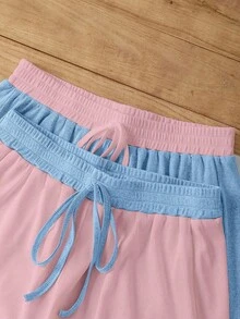 2件套女士休闲吊带睡衣套装 - 彩色 - 查看 6