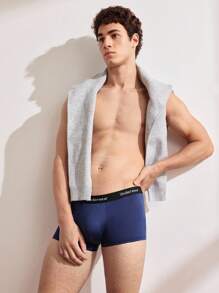 10入組男士字母腰帶方剪內褲