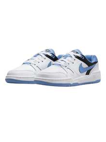 Nike Full Force Low - 女士休闲百搭舒适运动鞋，适合日常穿着 - White and Blue - 查看 2