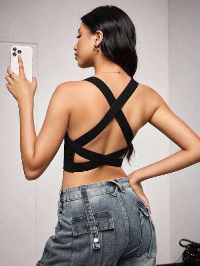 SuitURBody Bralette sin espalda cruzada para yoga