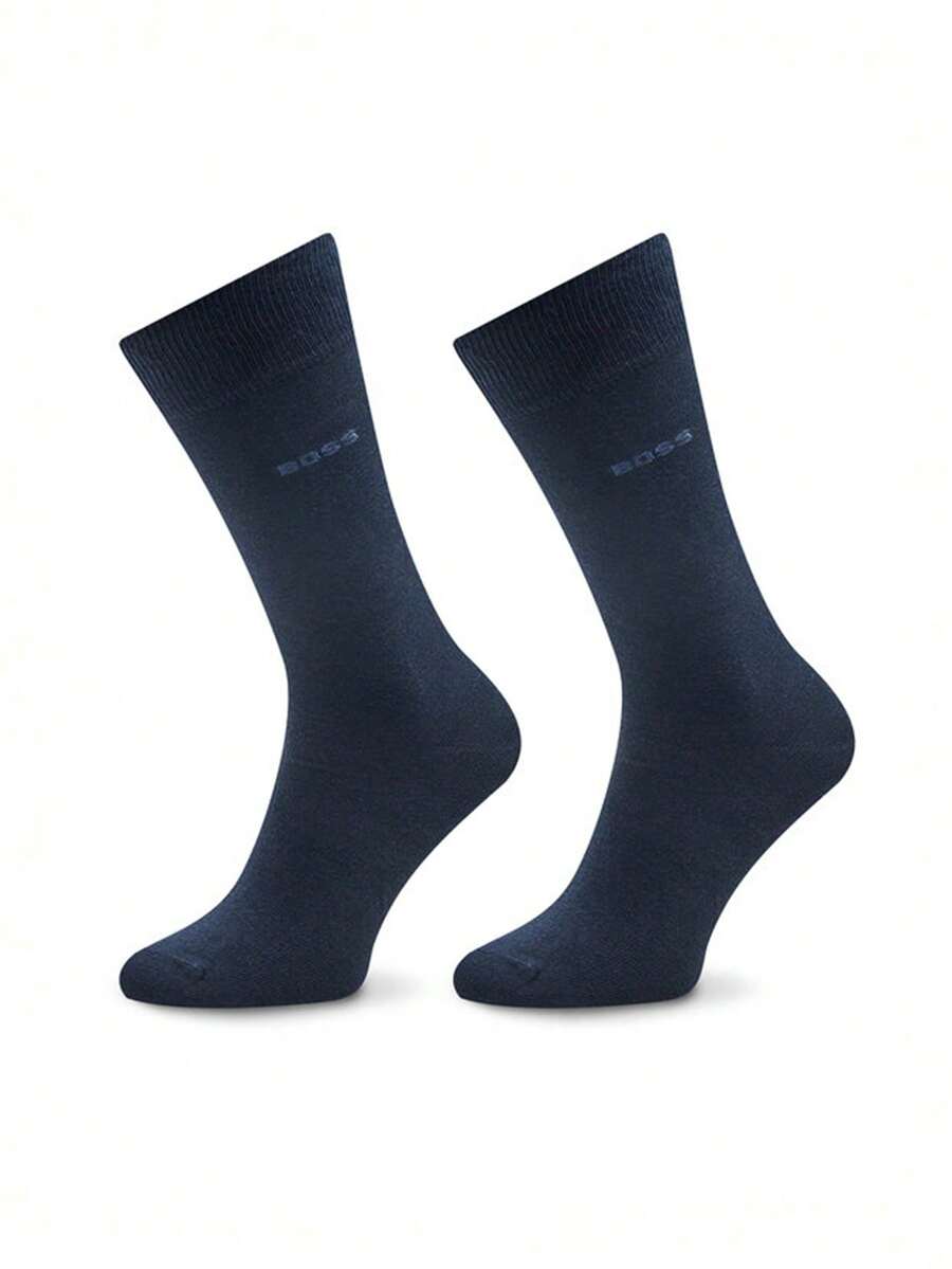 Hugo Boss 男士休闲舒适运动风格袜子，适合日常穿着 - 401深藍色 - 查看 1
