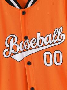 SHEIN 2pcs Tween Boy Summer Casual Contrast Stripe & Letter Print T-Shirt And Shorts Set