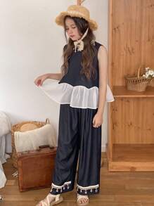 Hapijoa Tween Girls Daily Casual Denim Set - Blue - View 8