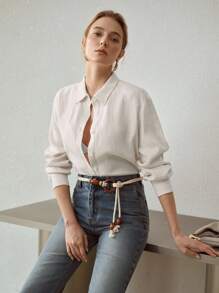 MOTF PREMIUM LINEN BUTTON UP SHIRT