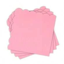 25/50 件 25x25 厘米原生木浆柔软吸水波浪边纯色一次性餐巾适用于派对生日活动散装派对用品餐具家居装饰庆祝必需品 - 多色波浪邊 - 查看 4