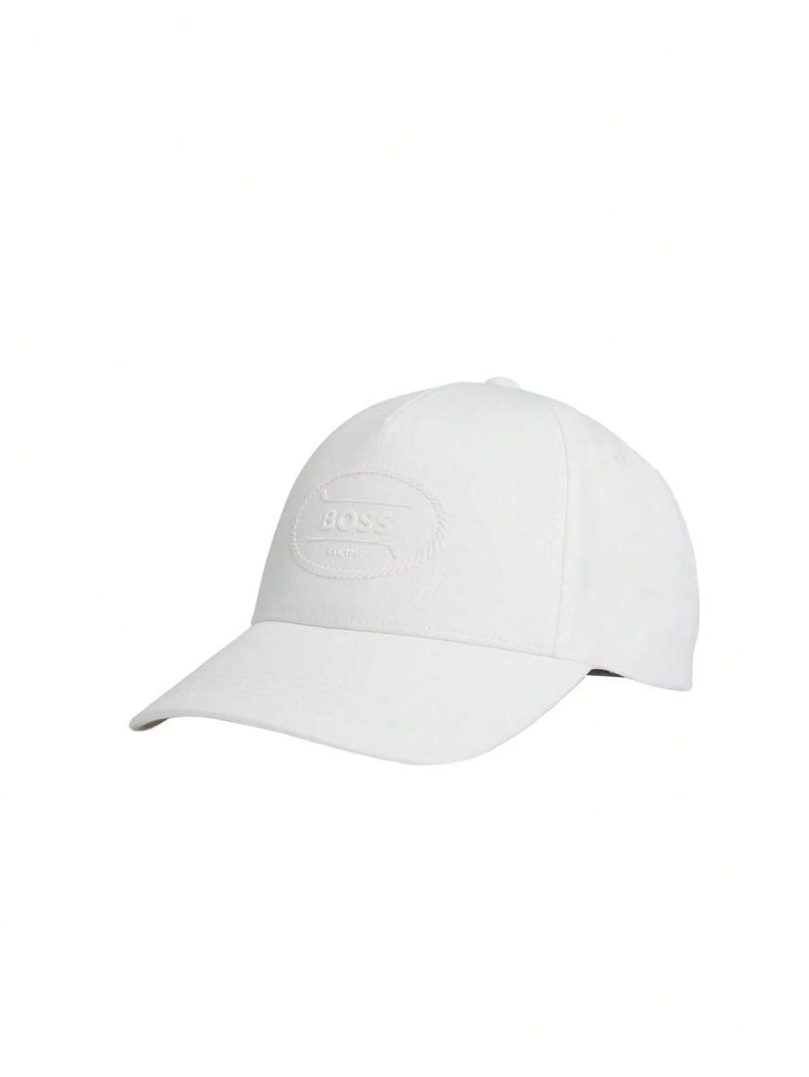 Hugo Boss Men's Casual Letter Printed Baseball Cap - 100 White - View 1