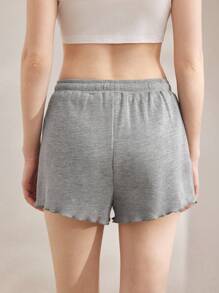 Ocili Waffle Knit Soft Comfortable Ruffled Hem Women Lounge Pants