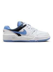 Nike Full Force Low - 女士休闲百搭舒适运动鞋，适合日常穿着 - White and Blue - 查看 1