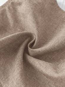 SHEIN 2pcs/Set Baby Boy/Girl Summer Casual Korean Style Khaki Double-Breasted Vest And Shorts Set, Suitable For Birthday Party, Evening Party, Performance, Wedding, Baby Shower, 1st Birthday Celebration Fall Winter