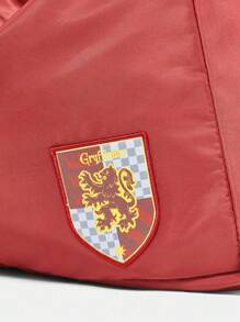 HARRY POTTER X SHEIN Fashion Casual Gryffindor School Embroidered Shoulder Bag - Red - View 3
