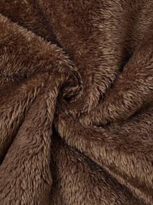 GlowEve Áo khoác trùm đầu lót nhiệt màu trơn dáng ôm vừa vặn, thường ngày cho mùa thu/đông, vải giữ nhiệt dành cho nữ - màu nâu - Xem 3