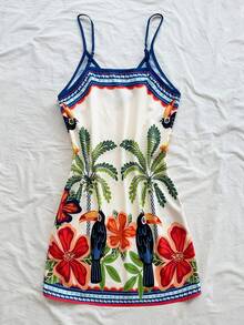 Soleia 休闲时尚印花夏季无袖女式连衣裙 - 彩色 - 查看 2