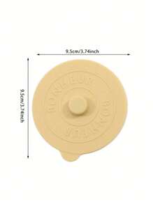 1pc Silicone Cup Lids - Universal Dustproof Cup Covers For Mugs, Tea Cups, Glasses - Nordic Style Grey, Yellow, Black, White And Etc. - For Office & Home Use - Perfect Gift For Family, Colleagues, Friends