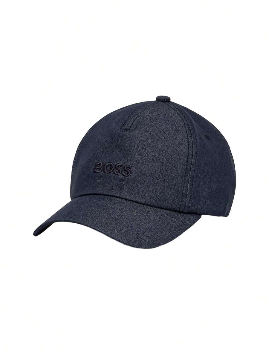 Hugo Boss Men's Letter Graphic Casual Baseball Cap - 410 Navy - View 1