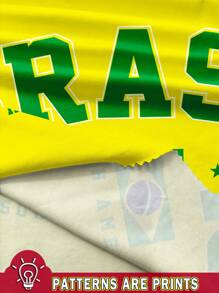 SHEIN EZwear Women's Casual Halter Neck Fitted Tank Top, Brazilian Flag Yellow Pattern, Suitable For Summer, Beach, Music Festivals, Tropical, Vacation Vibe, Summer Miami Girl Brazil Crop Top Yellow Crop Top Crop Top Halter Top Brasil Top Brazil Bikini Bikini Shirt Beach Wear Brasil Bikini Brazil Tankini Back To School