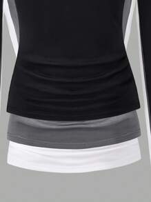Girls' All-Match Versatile T-Shirt Multi-Pack, Autumn/Winter - Multicolor - View 4
