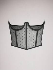 SuitURBody Hook & Eye Back Sheer Mesh Corset