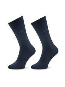 Hugo Boss 男士休闲舒适运动风格袜子，适合日常穿着 - 401深藍色 - 查看 2