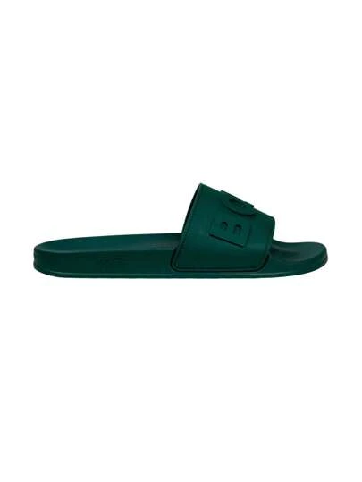Hugo Boss Men's Everyday Casual Letter Pattern Flat Slide Sandals