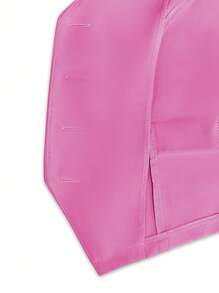 Vionelle Plus Size Women's Elegant Romantic Pink V-Neck Vest Top And Pants Set, Spring/Summer Graduation,Back To School,Teacher Outfits For Women Winter Fall Autumn