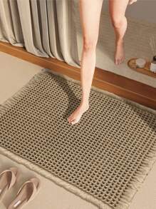 Cirelle Khaki Anti-Slip Floor Mat – Absorbent Furniture Carpet, Indoor/Outdoor Rug, Bathroom Door Mat, Anti-Slip Foot Mat | Door Mat,Welcome Mat,Front Door Mat,Rugs Living Room,Rugs, Carpet For Living Room