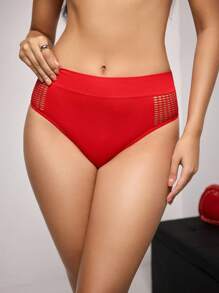 SuitURBody Solid Hollow Out Panty Bridallingerie