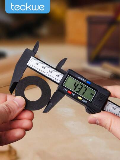 Teckwe 简约实用的多功能卡尺，带测量刻度显示