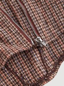 SHEIN MOD Áo dệt kim không tay màu nâu với dây đeo bản rộng, áo corset màu nâu, dành cho giáo viên, chuẩn bị cho năm học mới, kiểu dáng cổ điển, phù hợp cho công việc, đi học, kỳ nghỉ, hẹn hò, tiệc tùng, lễ hội và sinh nhật, phong cách cung đình cổ điển, mang hơi hướng quý tộc xưa, mùa xuân/hè. - màu nâu - Xem 5