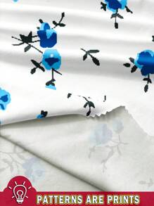 Muchica 女士休闲紧身吊带背心，碎花图案，适合夏季外出穿着