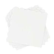 25/50 件 25x25 厘米原生木浆柔软吸水波浪边纯色一次性餐巾适用于派对生日活动散装派对用品餐具家居装饰庆祝必需品 - 多色波浪邊 - 查看 2