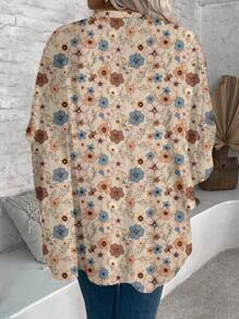 EMERY ROSE 女士休闲花卉图案轻便夹克，适合春夏季