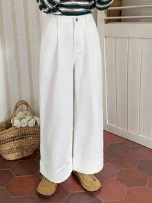 DAZY Tween Girls Casual Denim Jeans - White - View 5