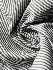 Rusticease Women's Casual Everyday Versatile Commute Striped Print Elastic Waist Loose Wide Leg Pants Striped Pants Elastic Waist Pants Linen Pants Pinstripe Pants Straight Leg Pants,Fall