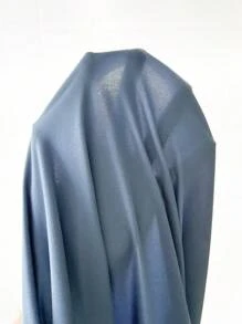 INAWLY 女士休闲蝴蝶结印花圆领短袖T恤，夏季百搭 - 霧霾藍 - 查看 5