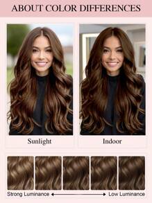 Extensiones de cabello humano con clip, cabello brasileño liso, color marrón oscuro, extensiones con clip Remy de 14 a 20 pulgadas para mujeres - S2 - Ver 11